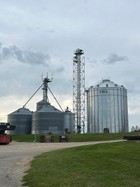 Bucket Elevator with support towers from Farm Equipment Plus