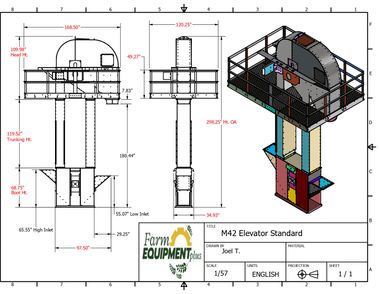 Model 42 Commercial Bucket Elevator