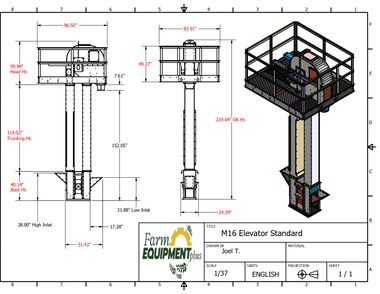 Model 16 Vertical Conveyor 2800 BPH